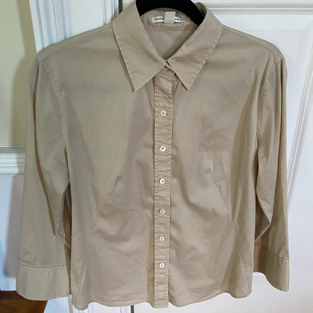 Banana Republic Stretch Shirt - Button Down- Sz. M